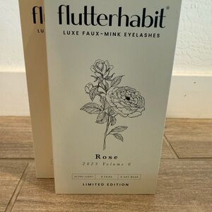 FlutterHabit Luxe Faux-Mink Eyelashes - Rose